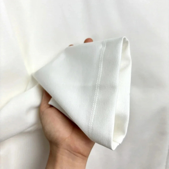 Eileen Fisher Women Office Wear Ivory Flex Tencel Ponte Zip Jacket Blazer Sz S - Picture 6 of 12